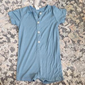 Quinn Sky Blue Button-Up Top